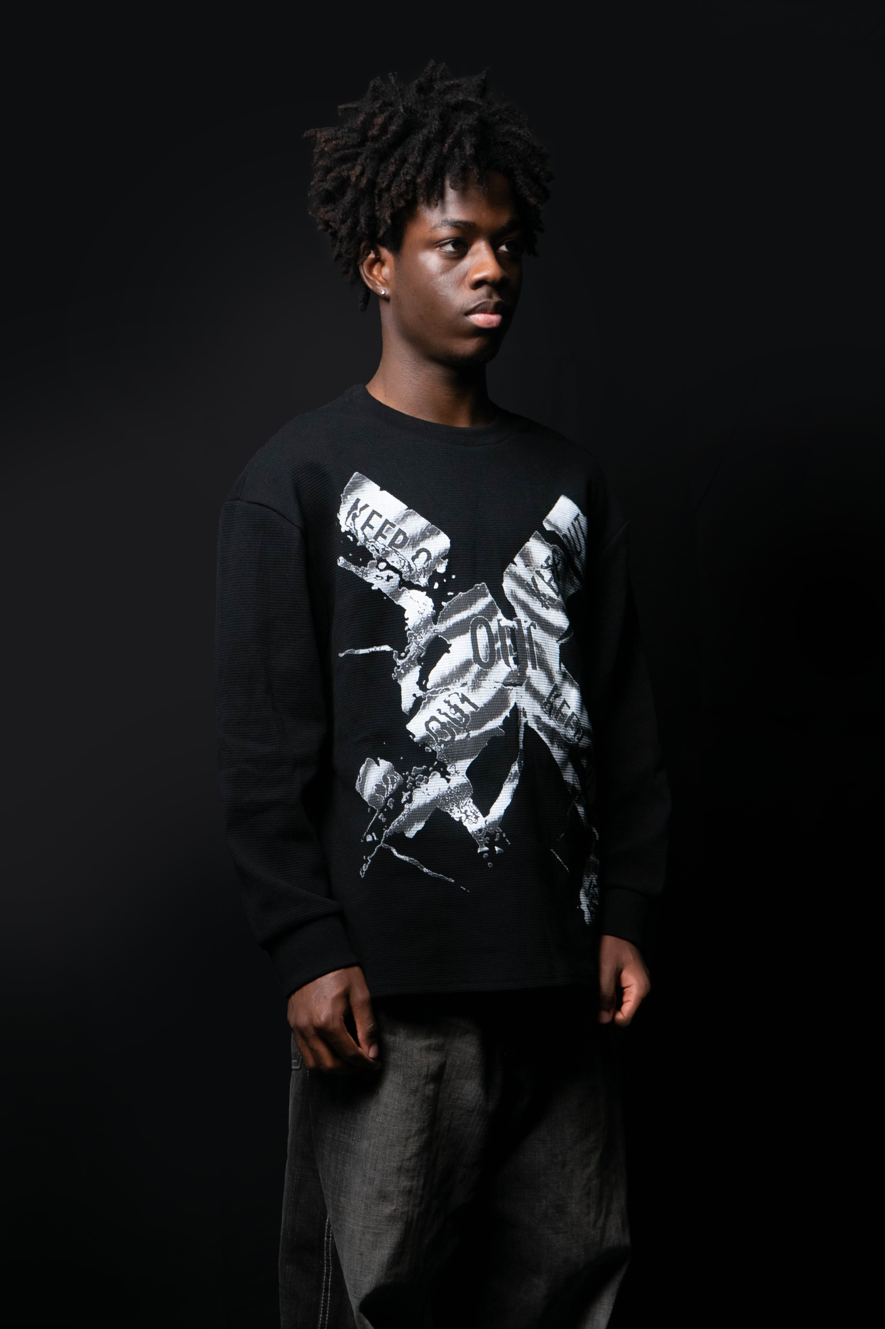 "Keep Out" Thermal Black